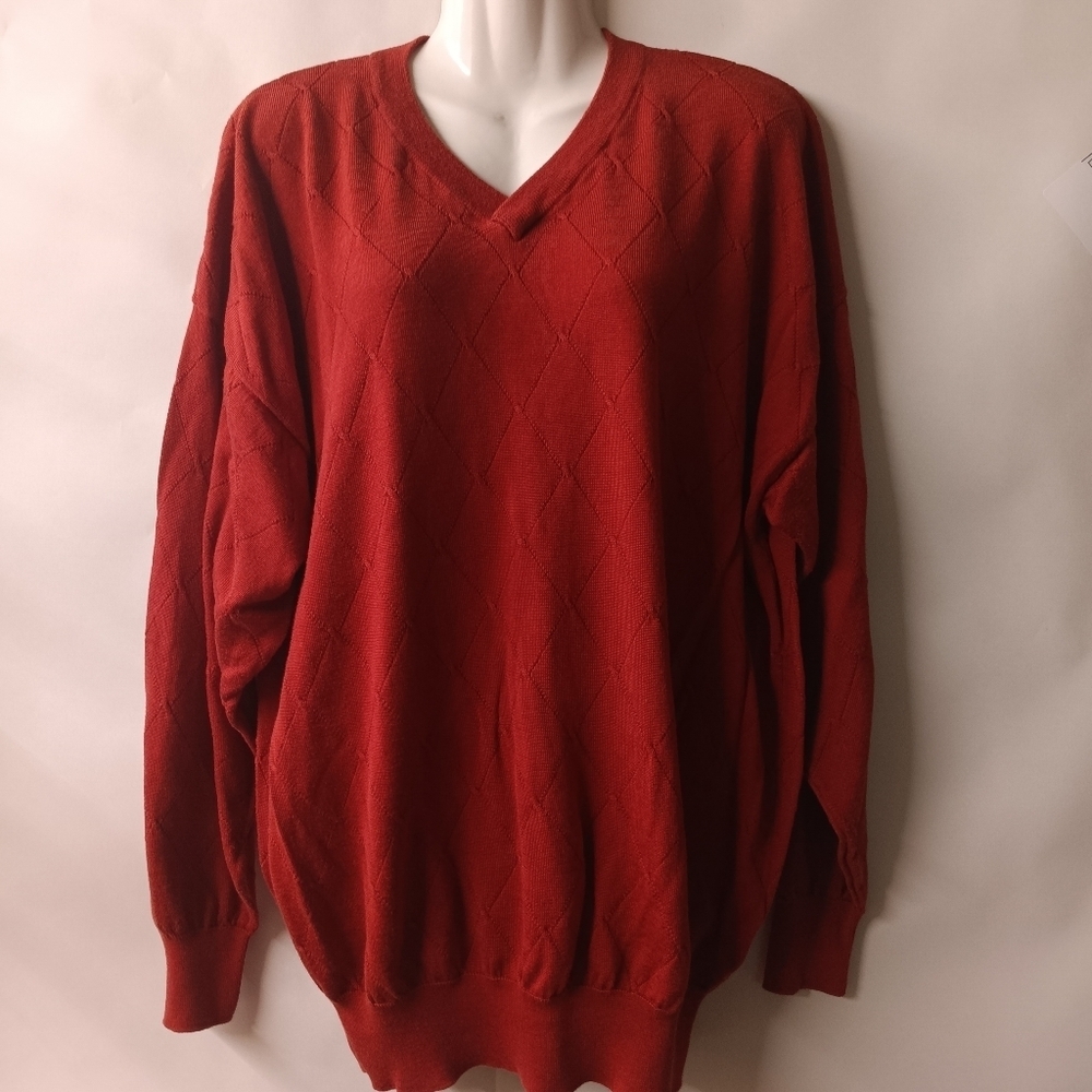 Chic Red Knit Sweater - Picture 9 of 9